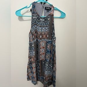 Lulus printed shift dress